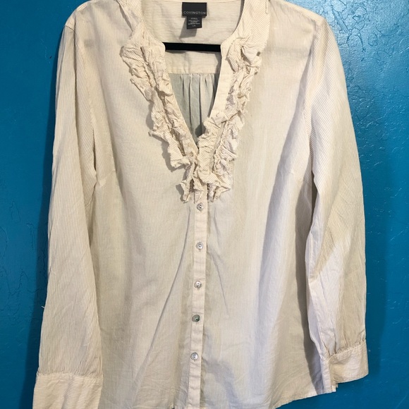 Ladies Covington Button Down - Picture 2 of 7